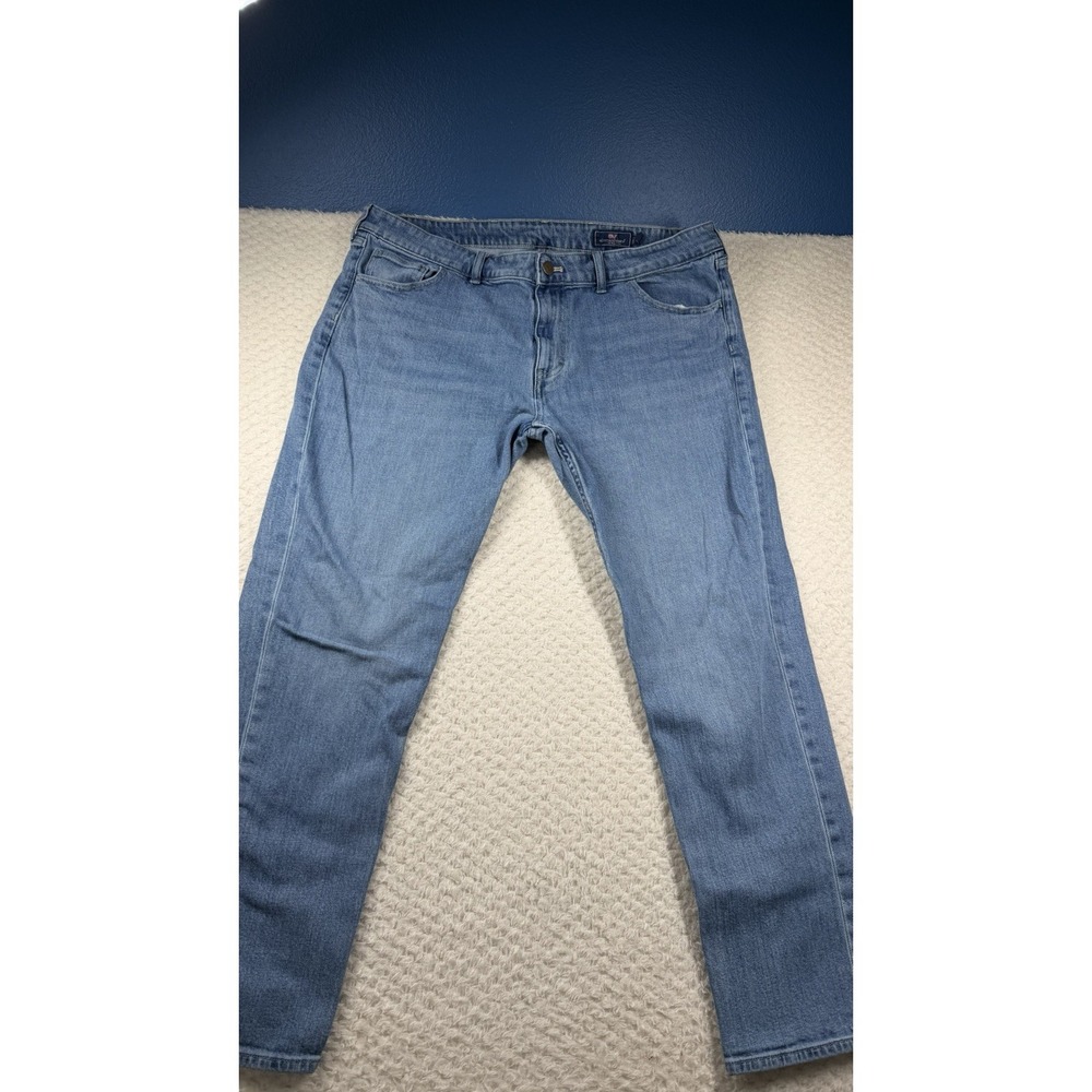 Vineyard Vines Mens Jeans 40x32 Blue 1P001198 Straight READ